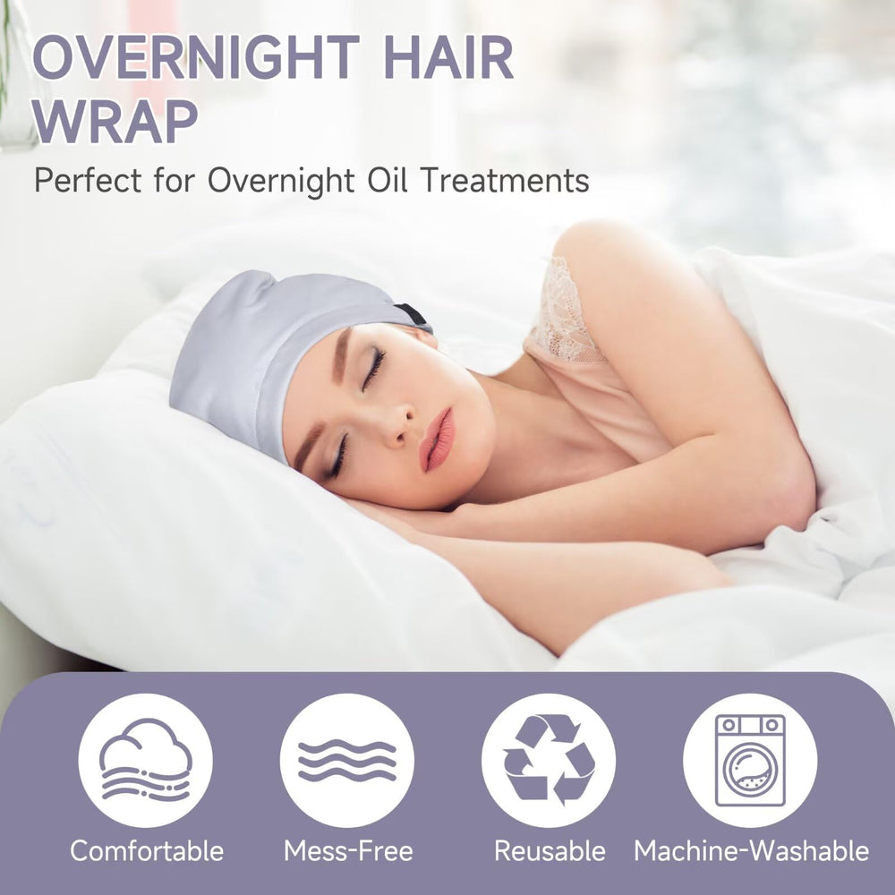 Pillow-safe, leak-proof cap designed for sleeping