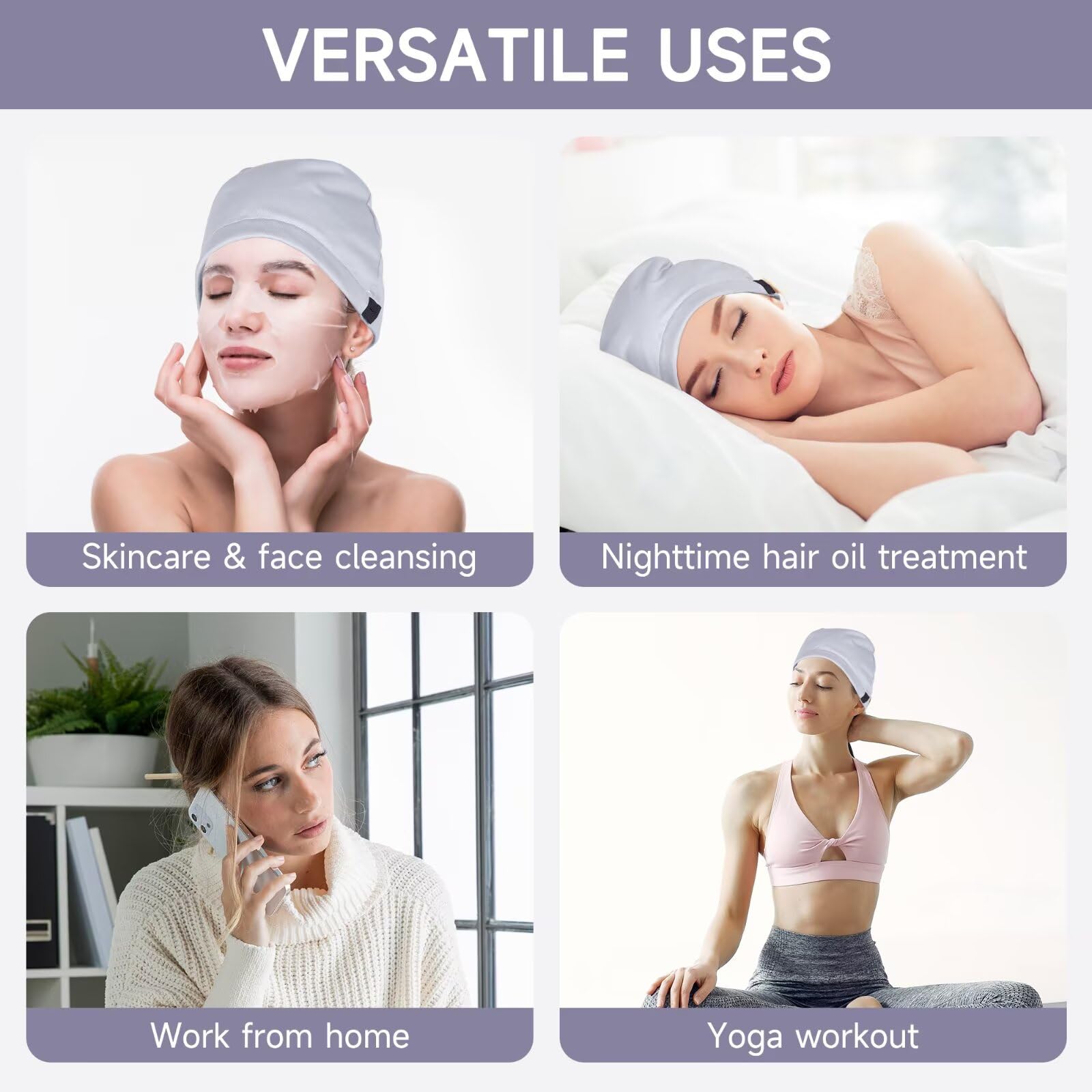 Reusable hair cap for thinning and damaged hair care