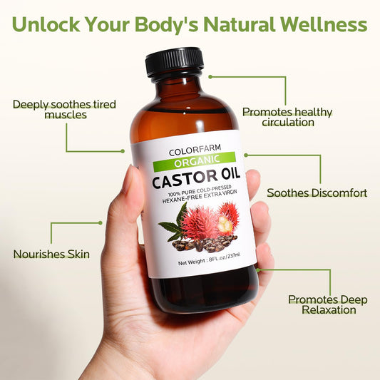 Castor oil pack wraps prepared for use