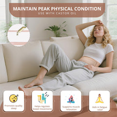 Patch displaying leak-proof 2mm natural cotton core