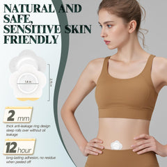 Breathable hypoallergenic fabric of castor oil patch