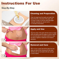 Leak-proof edge design on castor oil patch