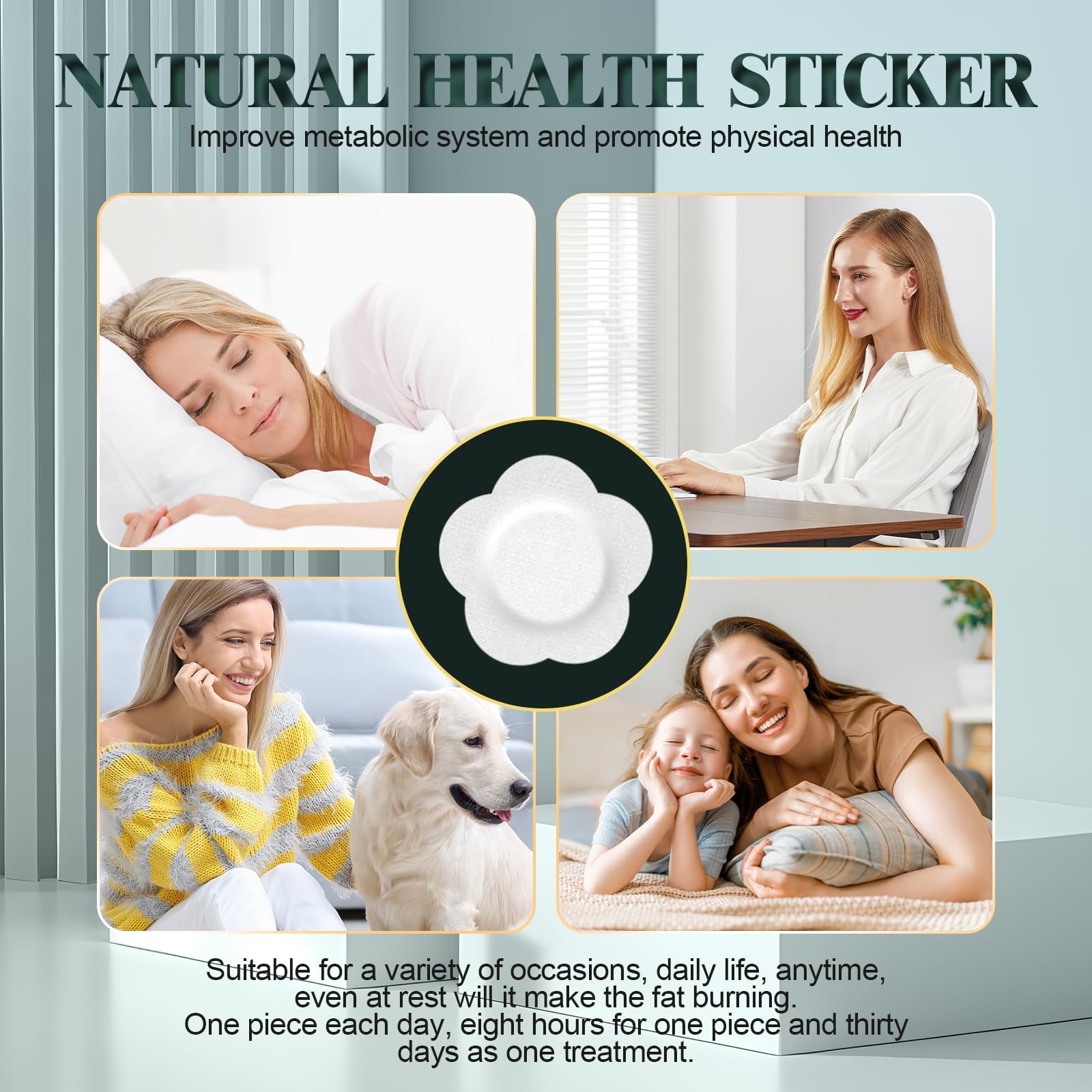 Box of Castor Oil Patches with 50 patches
