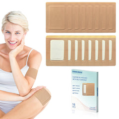 16-piece disposable castor oil patches in gift box