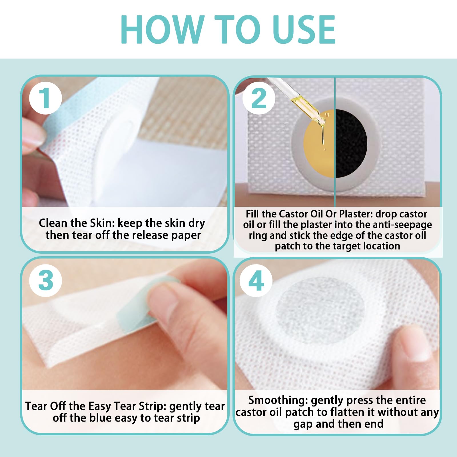 2mm thick natural cotton core layer inside patch