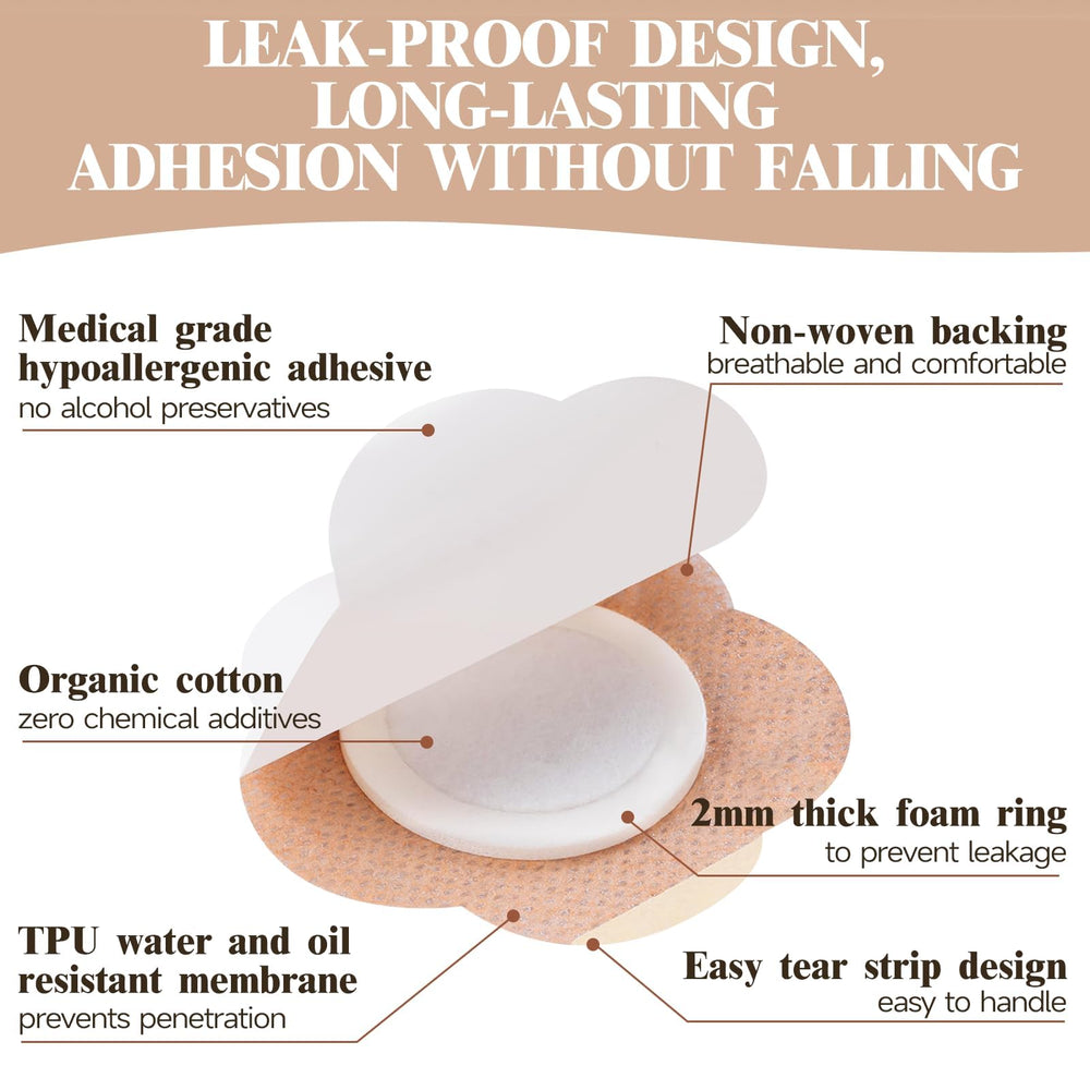 Anti-leak barrier and strong adhesive on castor oil patch