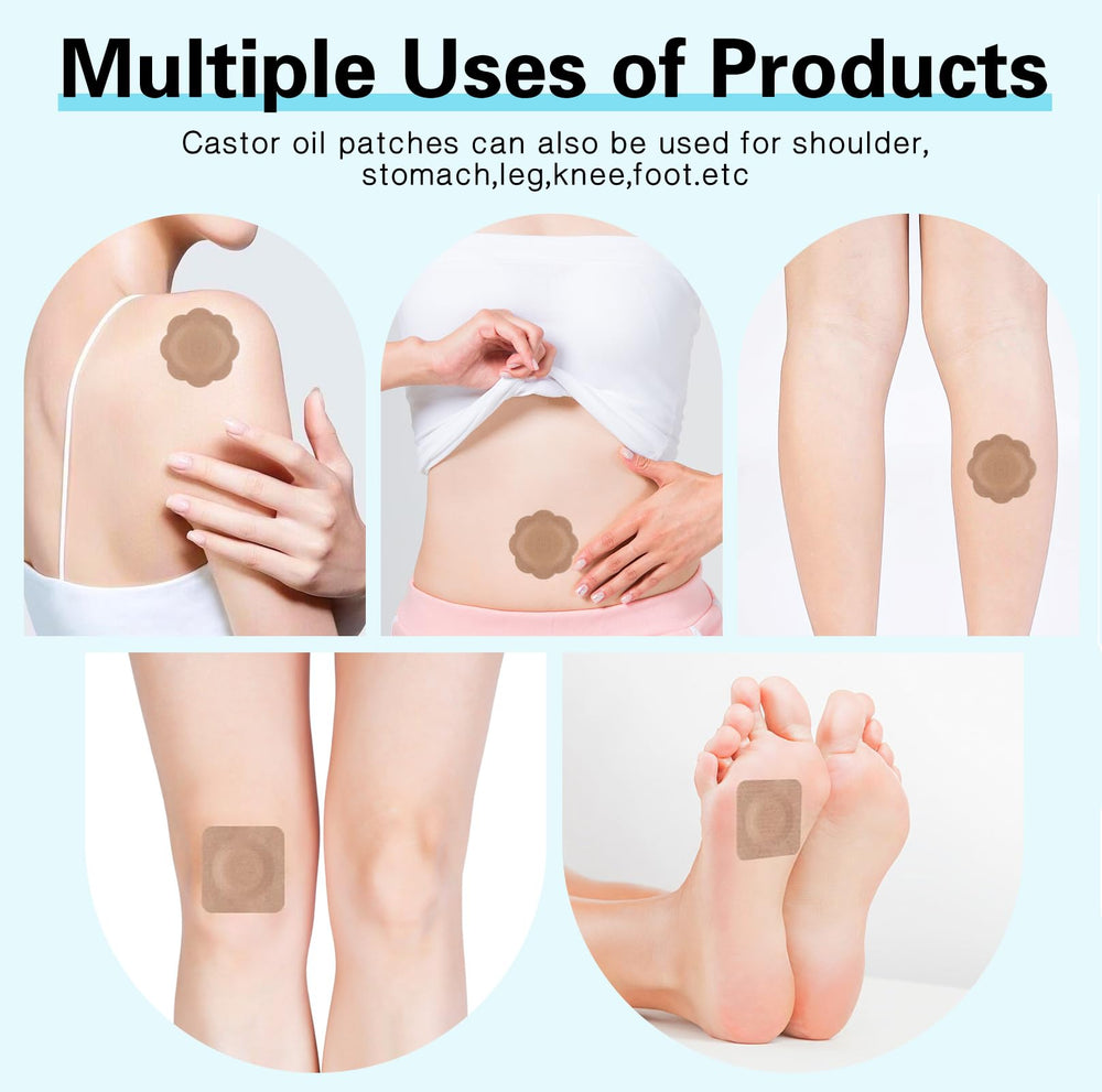 Patch applied discreetly on skin