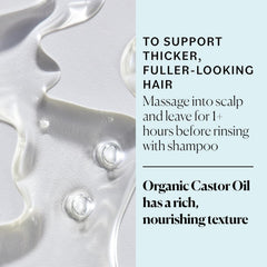 Organic castor oil for nourishing scalp and hair