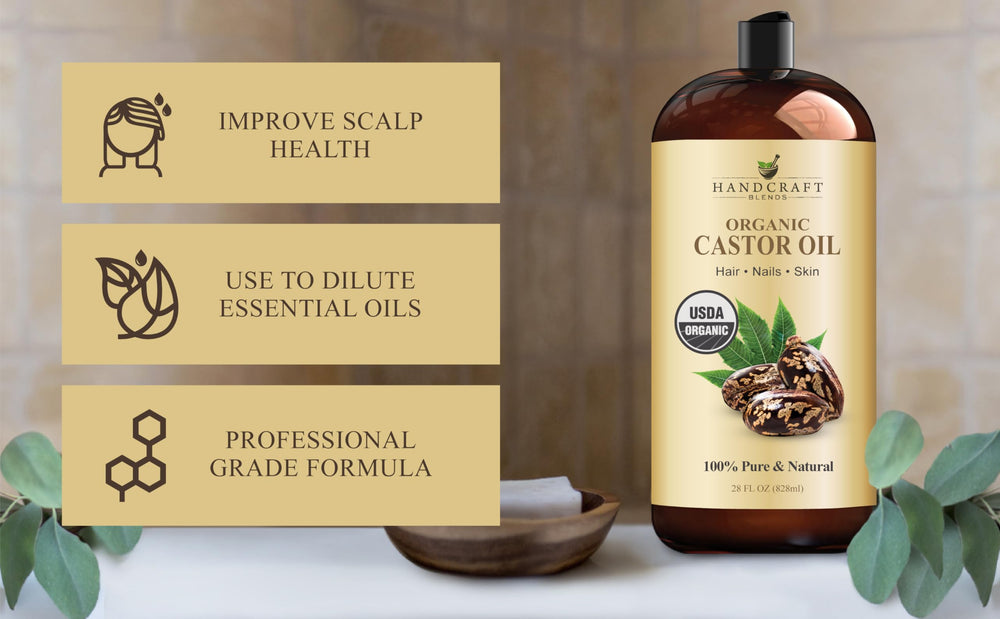 Castor oil for skin and body moisturizing