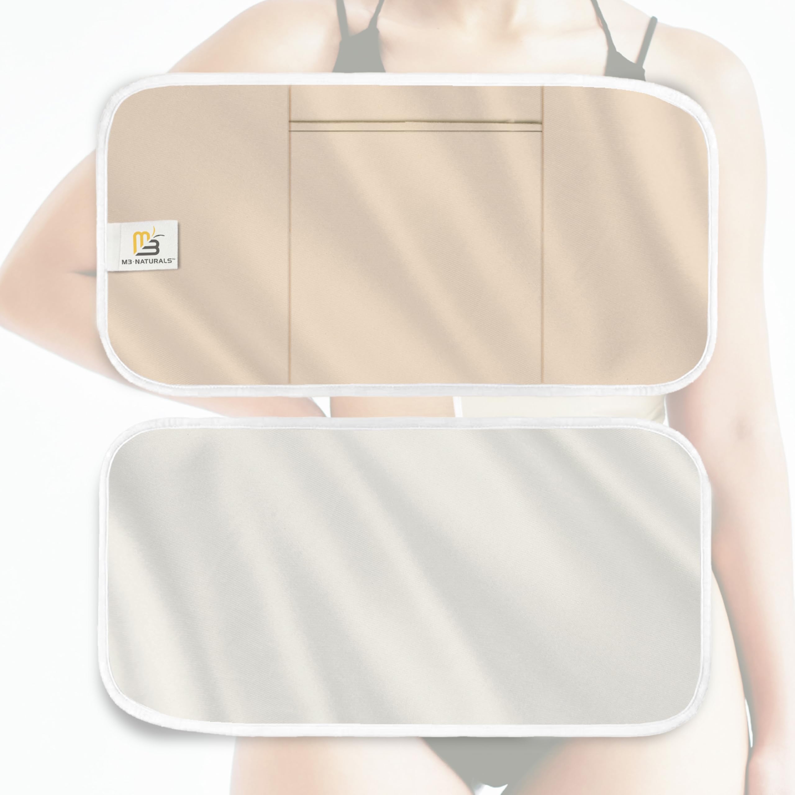 Wrap worn around abdomen for comfort and fit