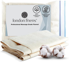 Castor oil wrap liver detox 4-piece pack, each 17.5 x 9 inches