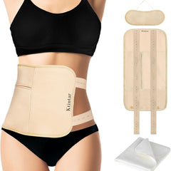 3-piece castor oil pack kit with waist and neck packs