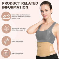 Outer TPU waterproof layer with 100% organic cotton shell