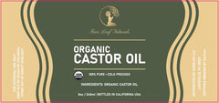 Castor oil pack wrap and wrap detail