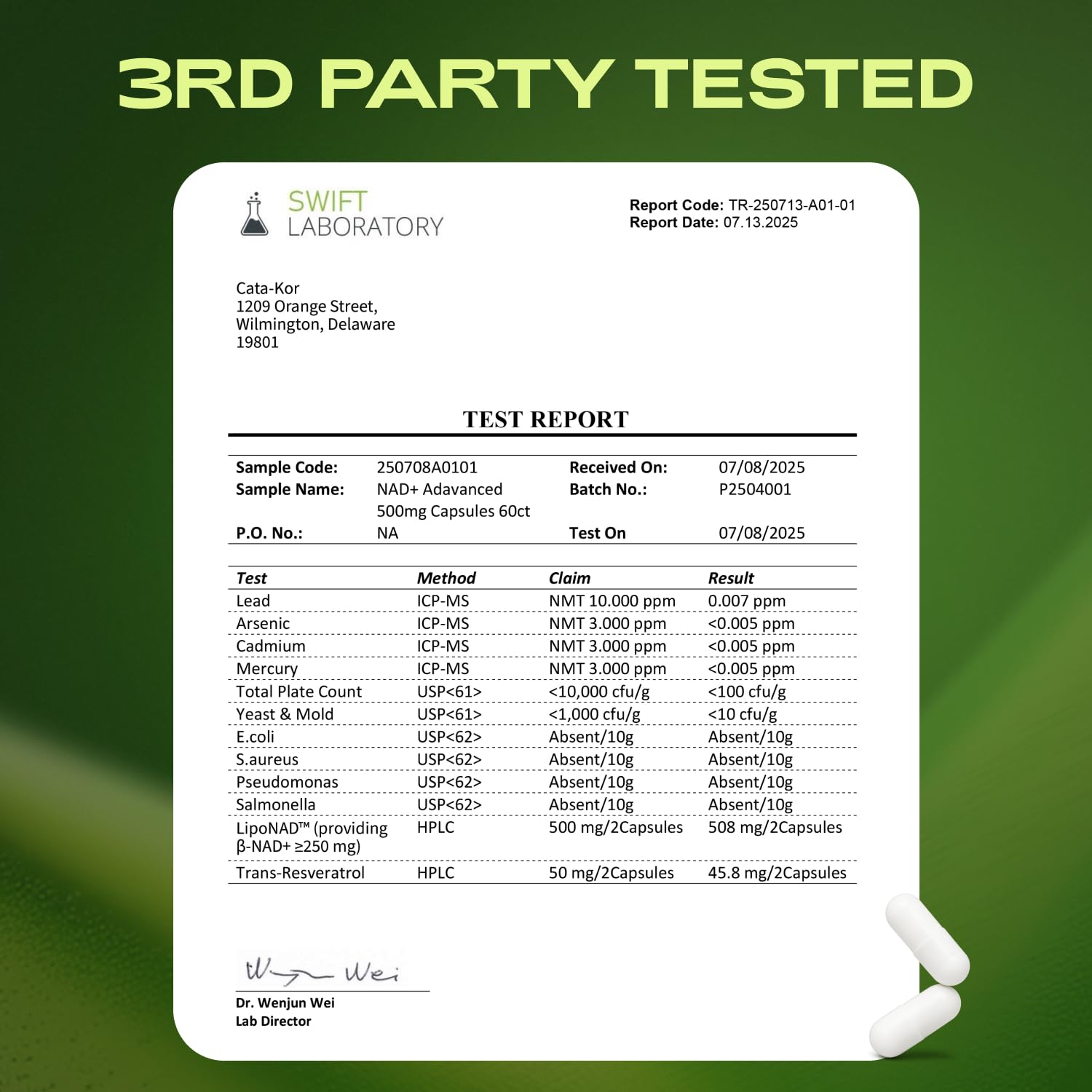 Globally sourced ingredients imagery for NAD+ liposomal supplement
