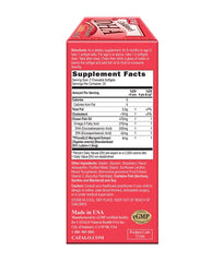 Close-up of strawberry-flavored children's chewable softgels