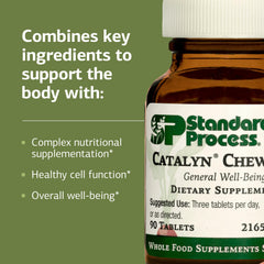 Nutrition Facts panel for Catalyn Chewable