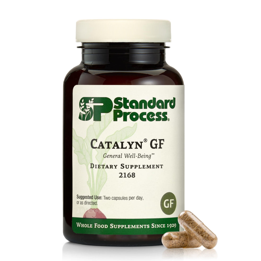 Bottle of Standard Process Catalyn Gluten Free 240 count capsules