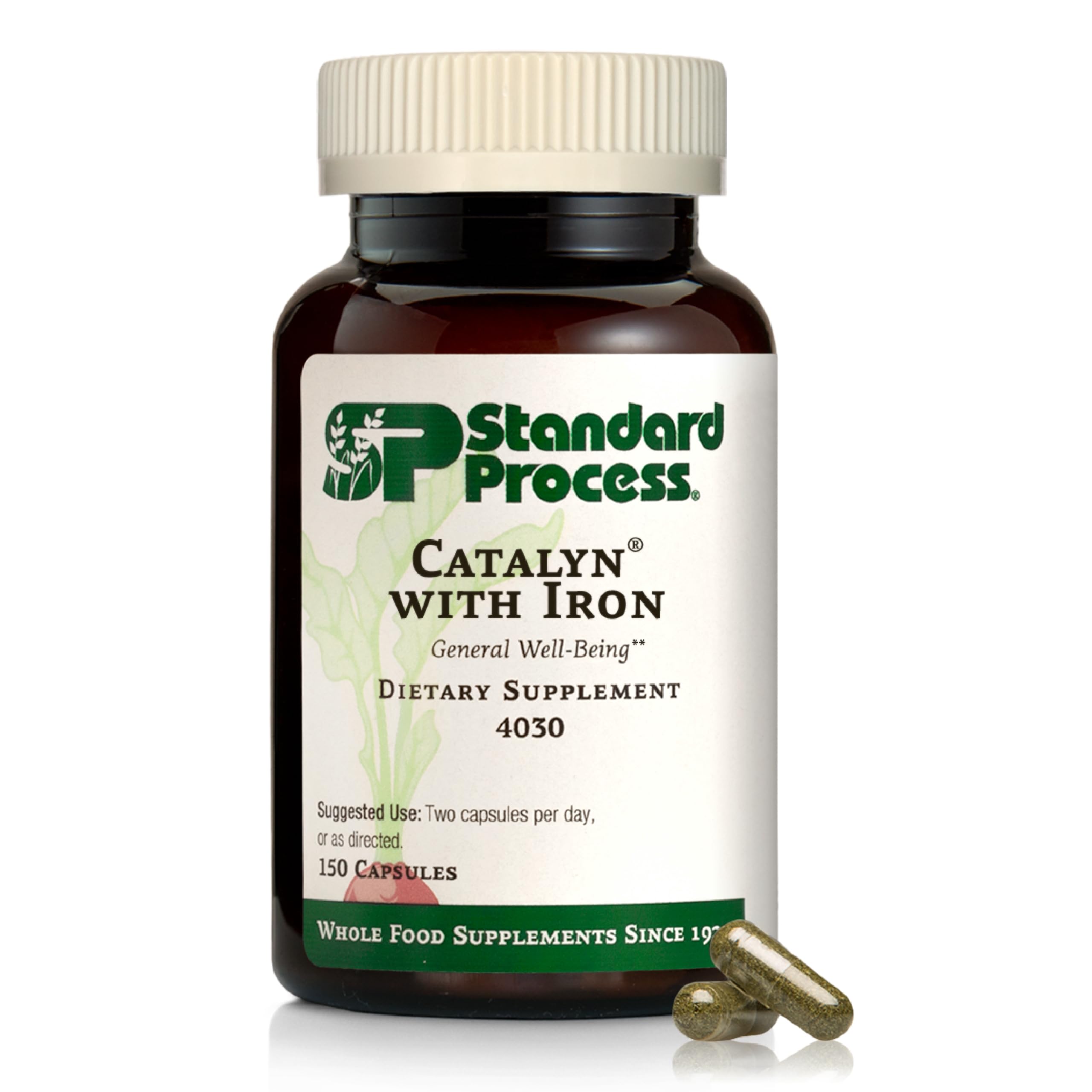 Label of Catalyn with Iron 150 capsules