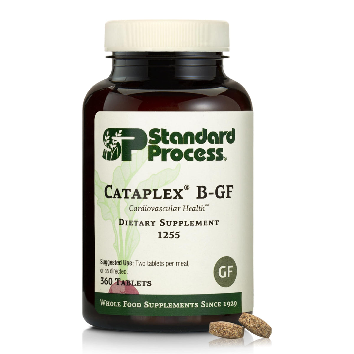 Cataplex B-GF bottle label with Standard Process