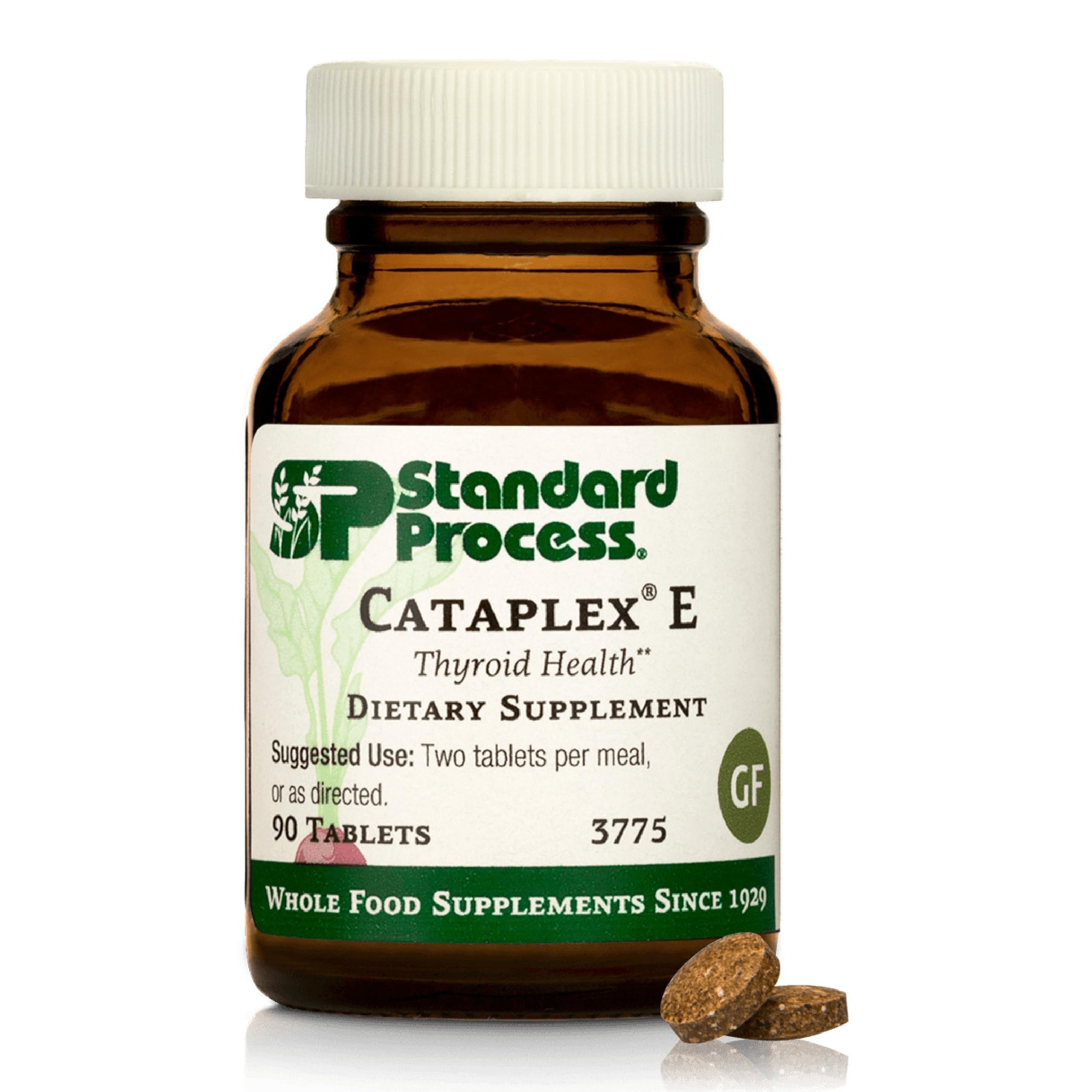 Cataplex E bottle label by Standard Process