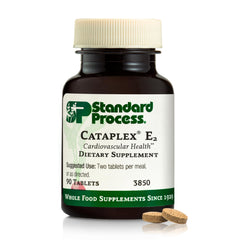 Cataplex E2 bottle front label showcasing Standard Process branding