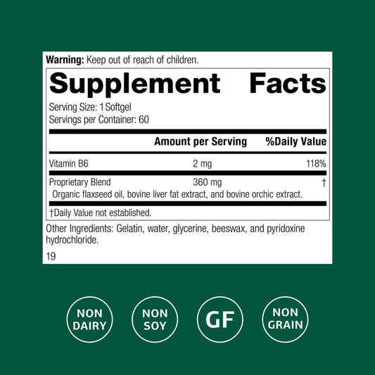 Cataplex F softgels close-up