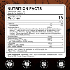 Side profile of Catfit Mushroom Coffee Powder jar