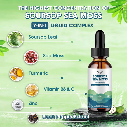 Catfit Soursop Graviola Liquid Drops 2-pack product shot