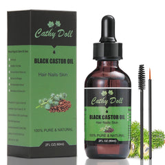 Cathy Doll Jamaican Black Castor Oil bottle ready for pure hair nourishment.