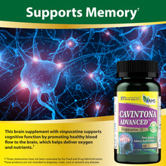 Graphic showing memory and concentration benefits