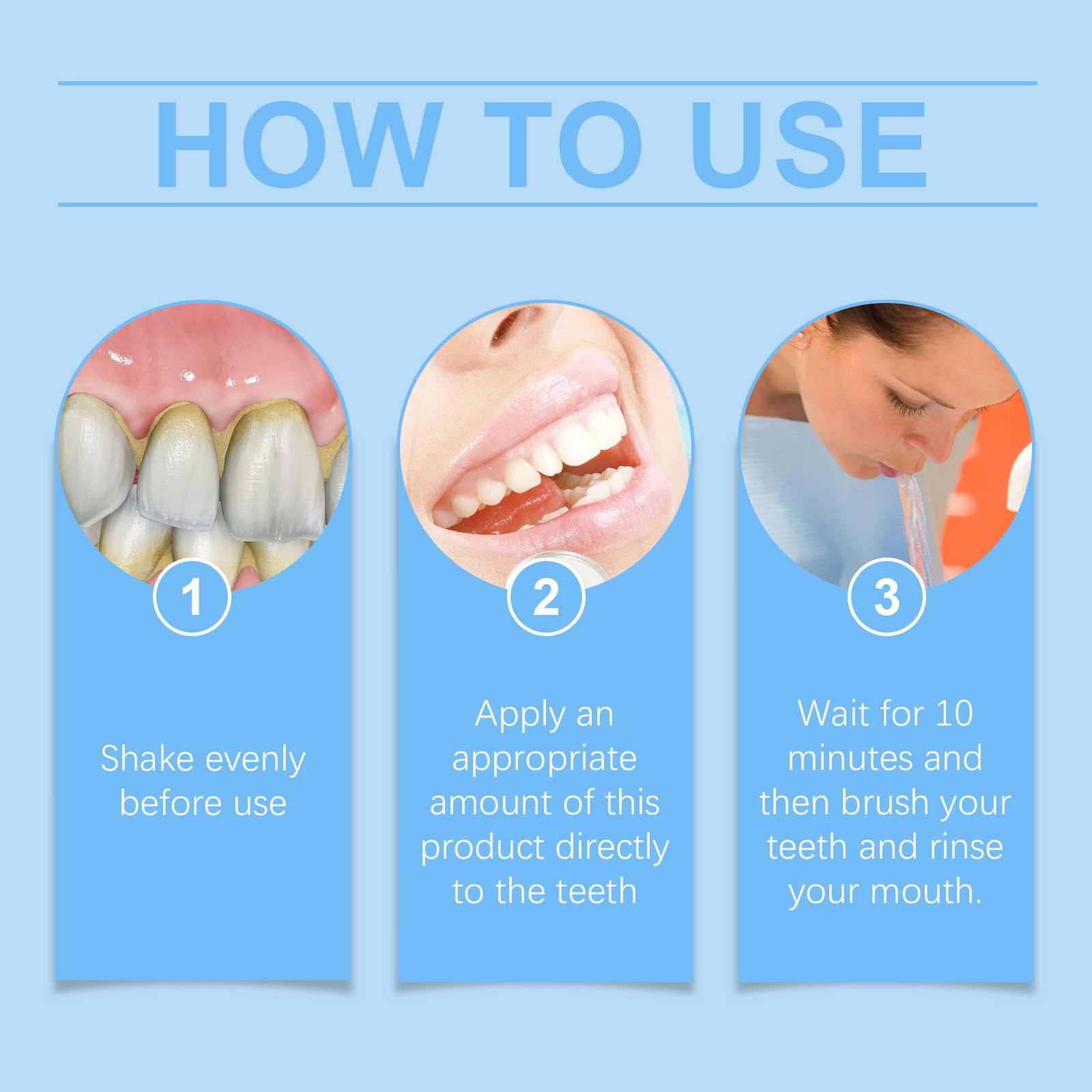 Whitening effect after using Tooth Armor