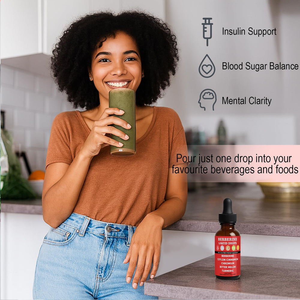 Vegetarian-friendly Cavora Cinnamon Berberine Liquid Drops product shot