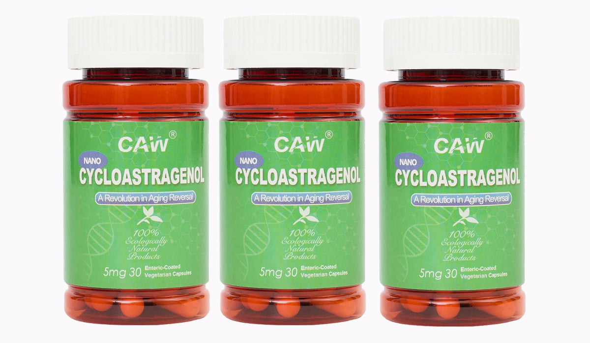 CAW Nano Cycloastragenol bottle front view