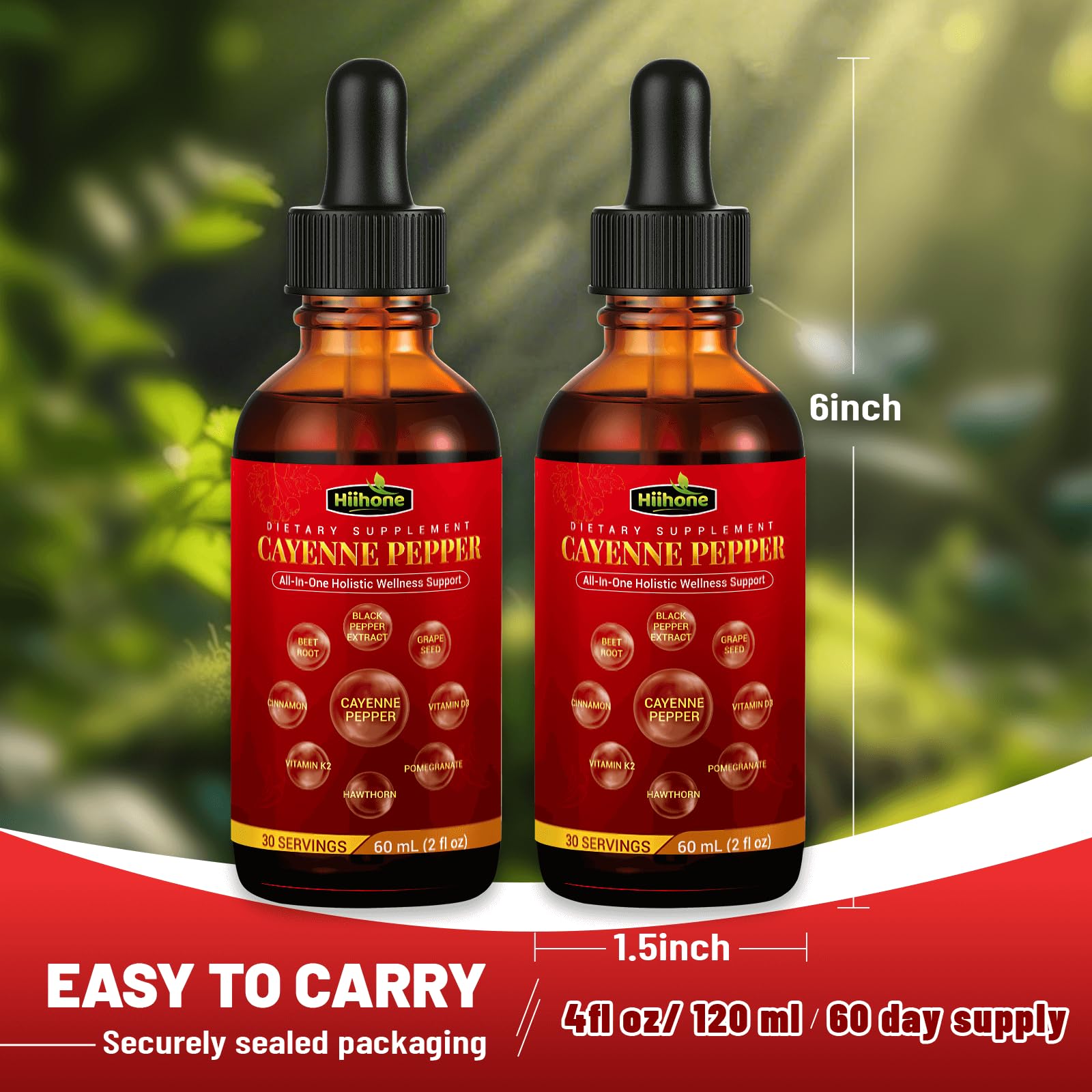 Dropper and dosage guidance for daily use