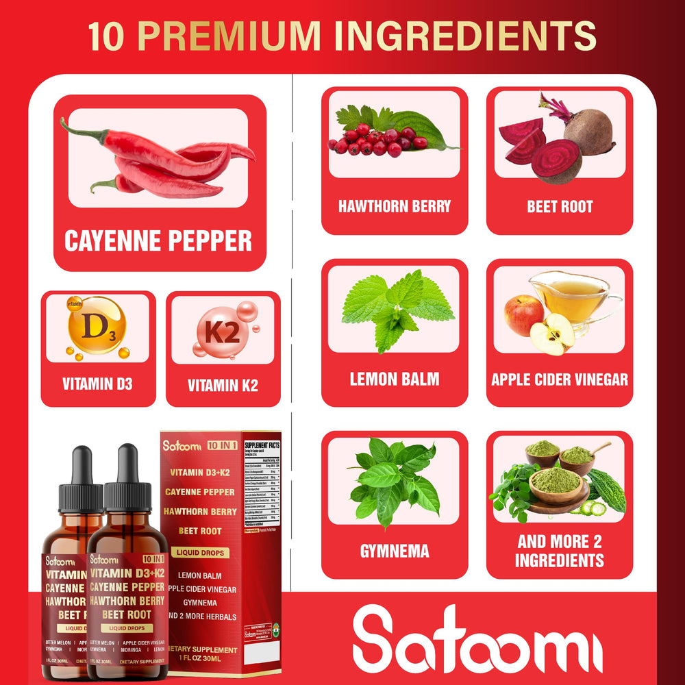 Front label highlighting vitamins D3 and K2