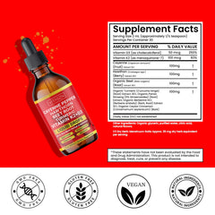 2oz (60ml) Cayenne Pepper Drops bottle with dropper