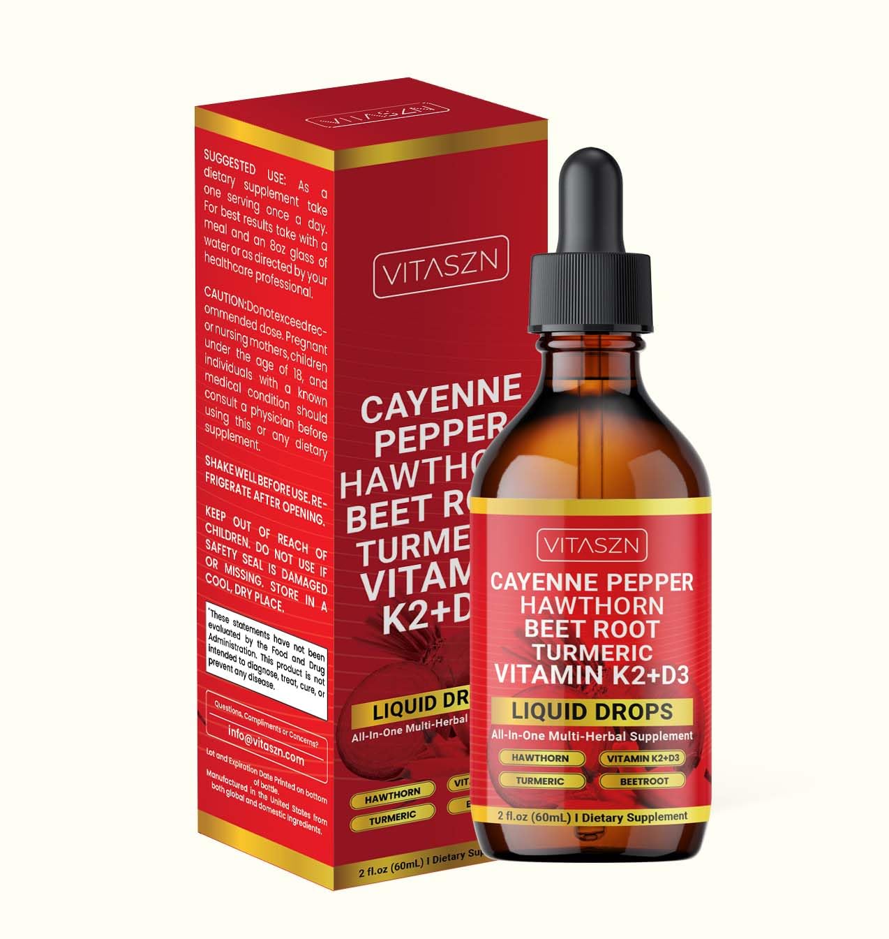 Dropper dispensing Cayenne Pepper Drops