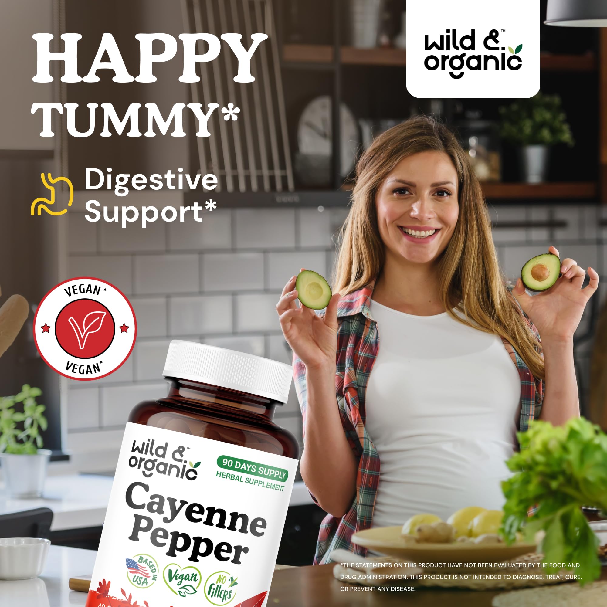 Cayenne pepper extract capsules 500 mg