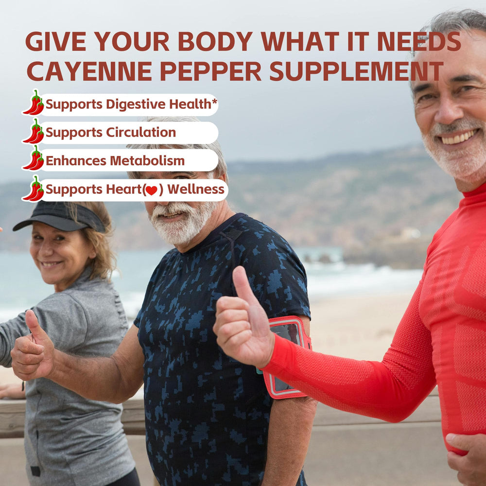 60-count bottle of Cayenne Pepper Gummies