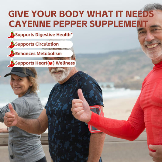 60-count bottle of Cayenne Pepper Gummies