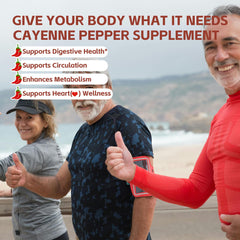 60-count bottle of Cayenne Pepper Gummies