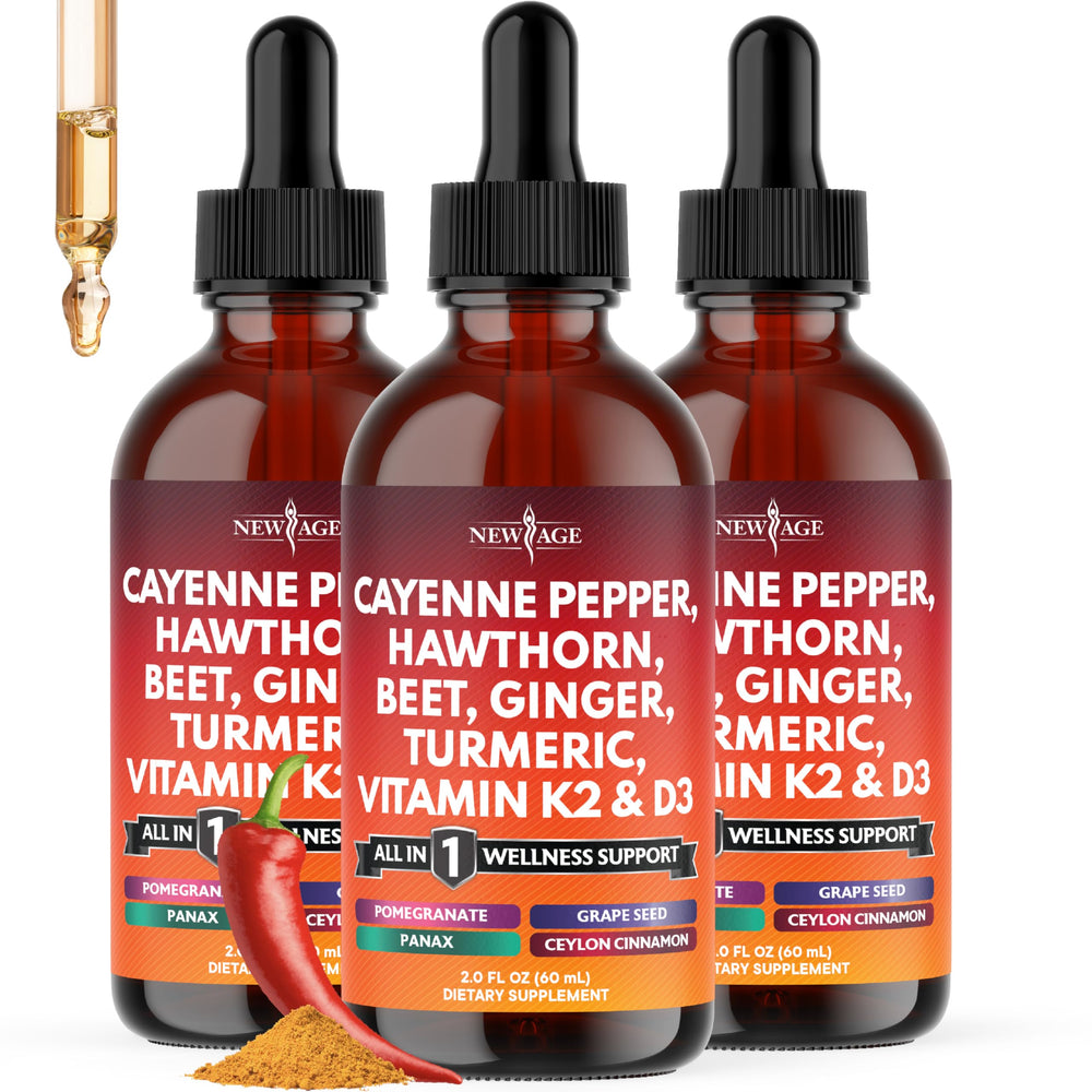 Bottle of Cayenne Pepper Liquid Drops