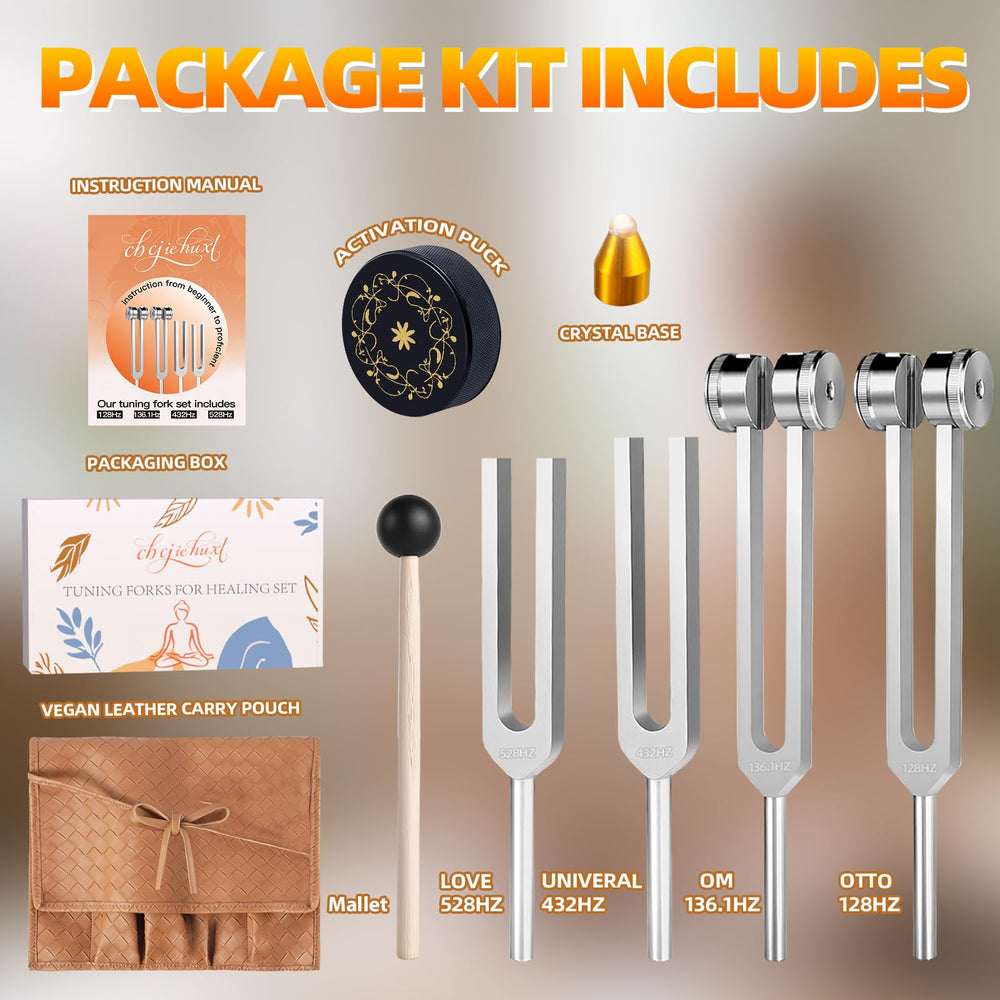 CBCJIEHUXL tuning forks 432Hz offer soothing resonance for relaxation and breathwork