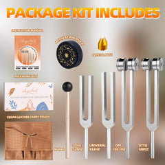 CBCJIEHUXL tuning forks 432Hz offer soothing resonance for relaxation and breathwork