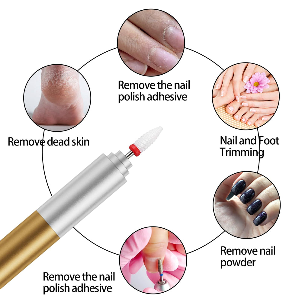 CBVCBV lightweight nail drill for easy handling at home or salon.