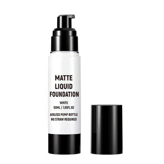 CCbeauty clown white liquid foundation applied for even full coverage