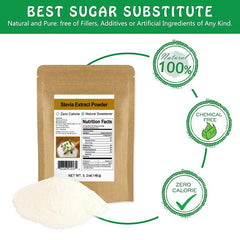 Ingredients: 100% pure stevia leaves, no additives