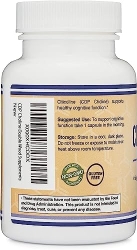 Non-GMO and gluten-free CDP Choline supplement
