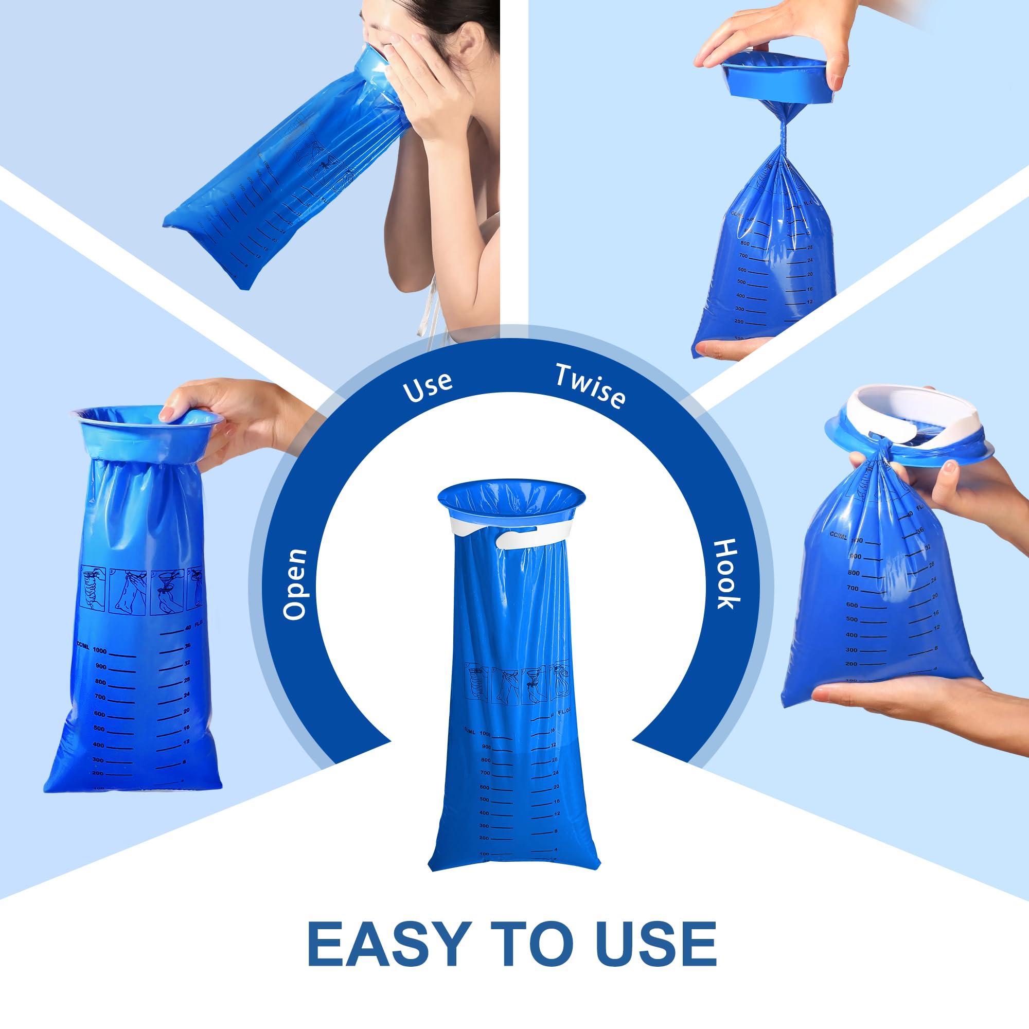 CDThinkingU emesis bag featuring leak-proof design for mess-free car trips